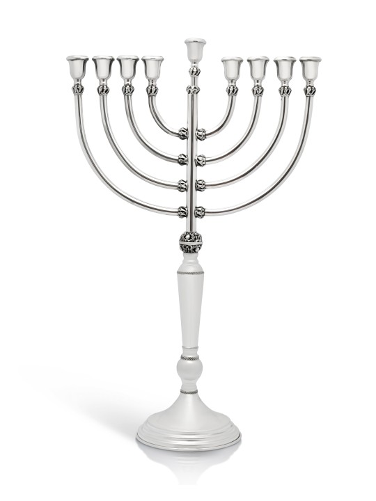 חנוכיית חנוכה פיליגרן קלאסית במיוחד מבית , מתנות לחנוכה ,